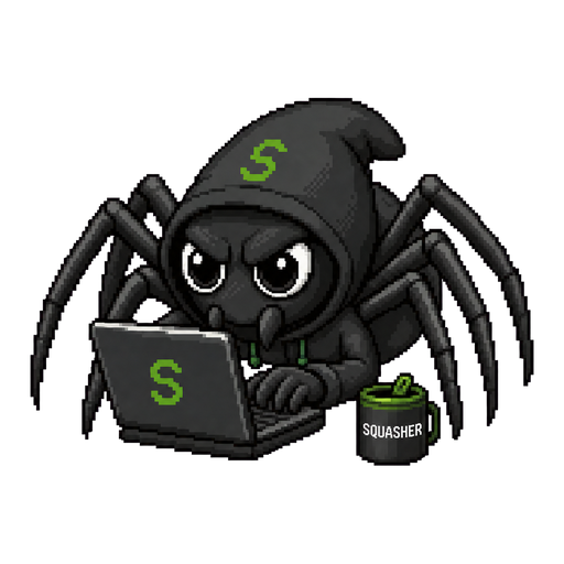 Squasher stream-watcher bug — tails logs and traces, surfaces the anomaly