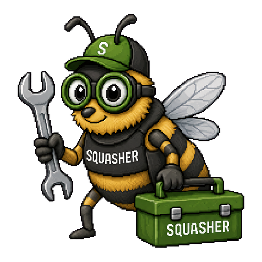 Squasher mechanic bug — opens the pull request and the regression test