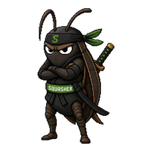 Squasher ninja bug — rolls back the deploy in under a minute